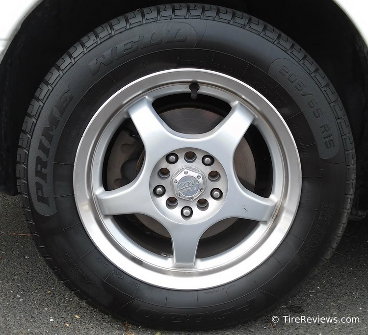 Primewell PS830 tire on a Toyota Camry